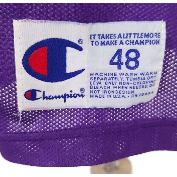 Vintage 90's NBA Champion Toronto Raptors Damon Stoudamire #20 Jersey 48 XL Rare - Picture 5 of 8